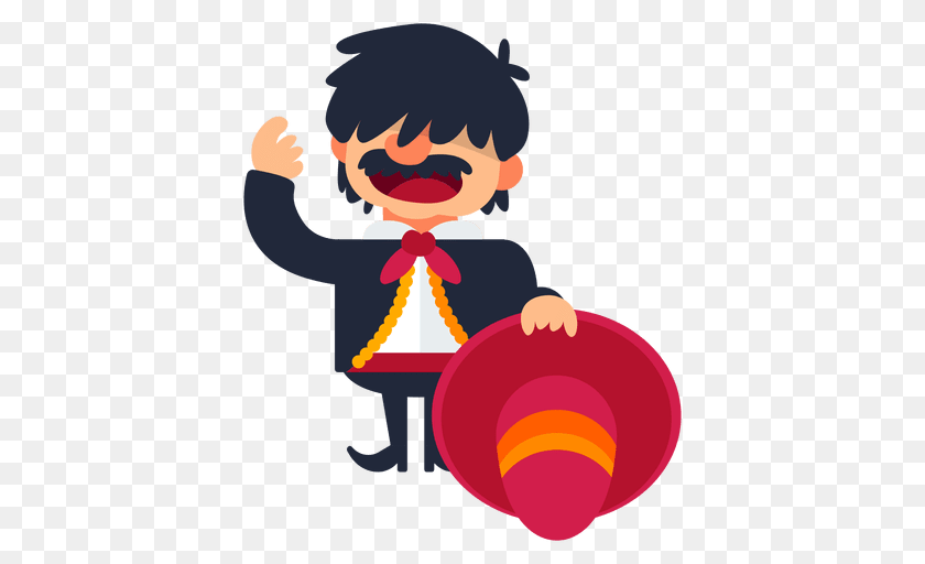 Mariachi Signing Cartoon, Baby, Person, Face, Head Clipart PNG