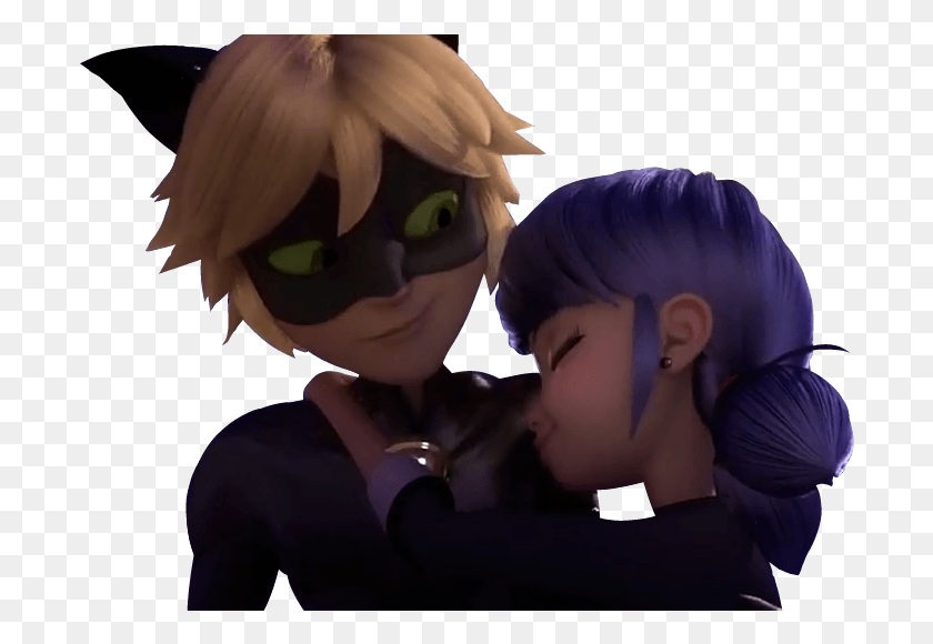 699x520 Marichat Miraculous Miraculousladybug Marinette Catnoir Miraculous Ladybug Marinette And Cat Noir, Person, Human, Overwatch HD PNG Download