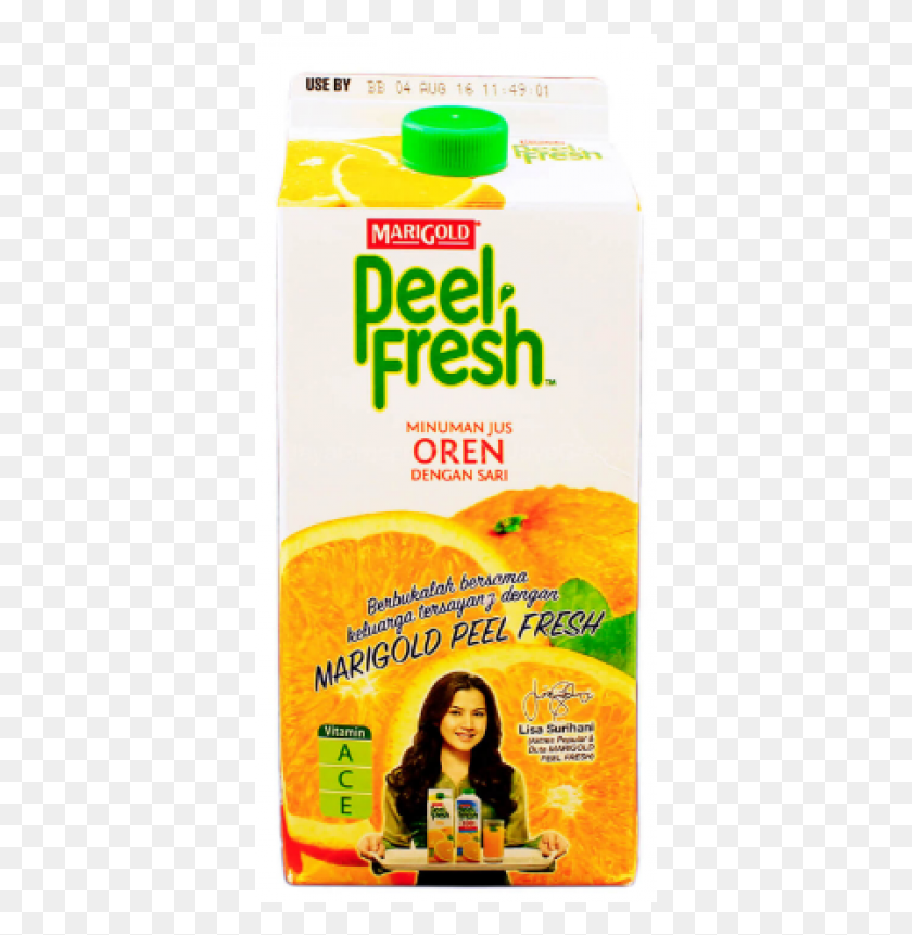 371x801 Marigold Peel Fresh Oren Peel Fresh Orange Juice, Juice, Beverage, Drink HD PNG Download