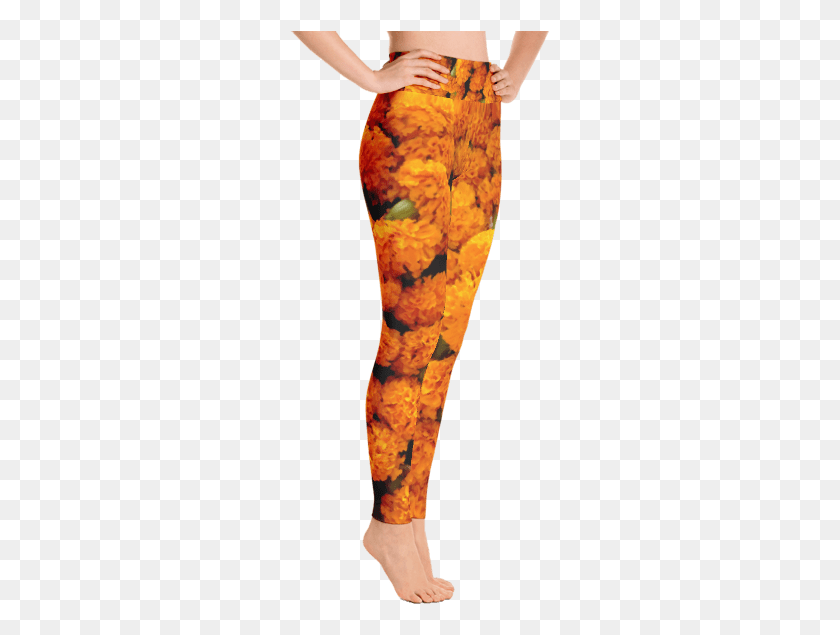 261x575 Marigold Yoga Leggings Are Bright Happy Yoga Pants Leggings, Skin, Person, Human HD PNG Download