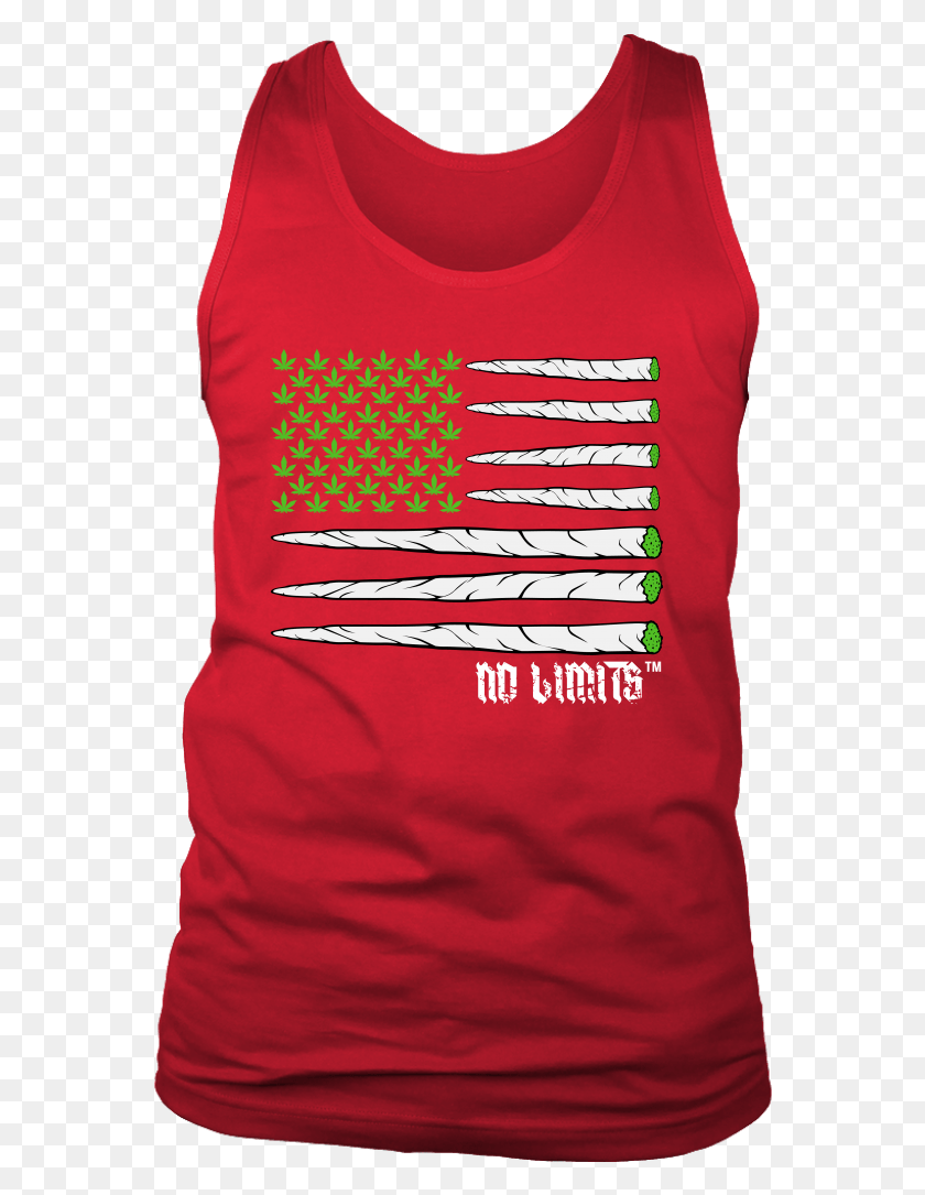 562x1025 Marijuana Joint Flag District Unisex Tank By No Limits Shirt, Pillow, Cushion, Clothing HD PNG Download