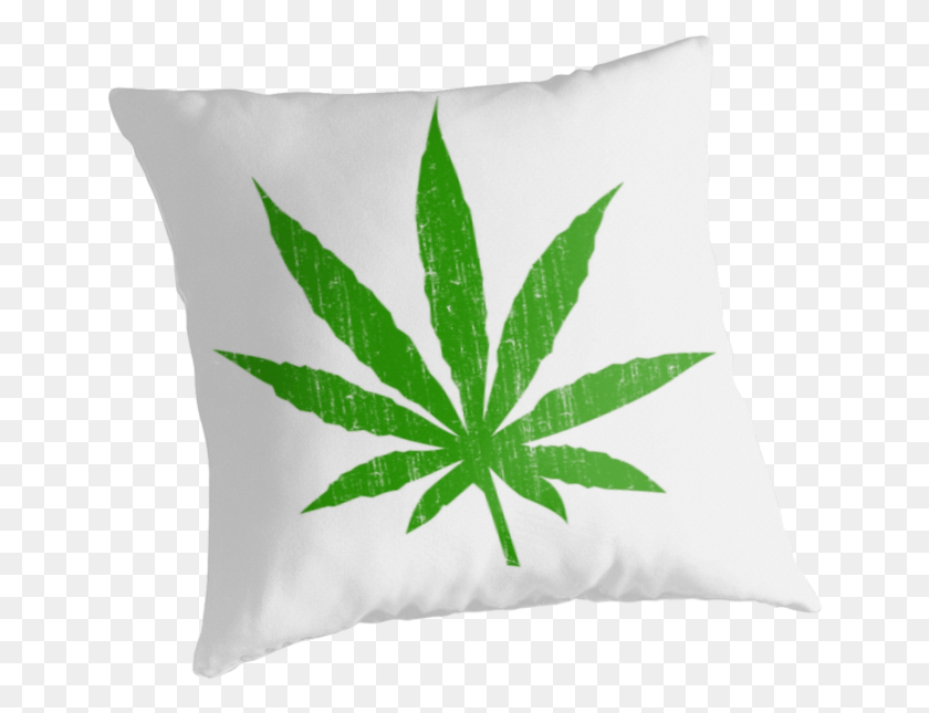 649x585 Marijuana Leaf Throw Blanket Weed Vector Logos, Pillow, Cushion, Plant HD PNG Download