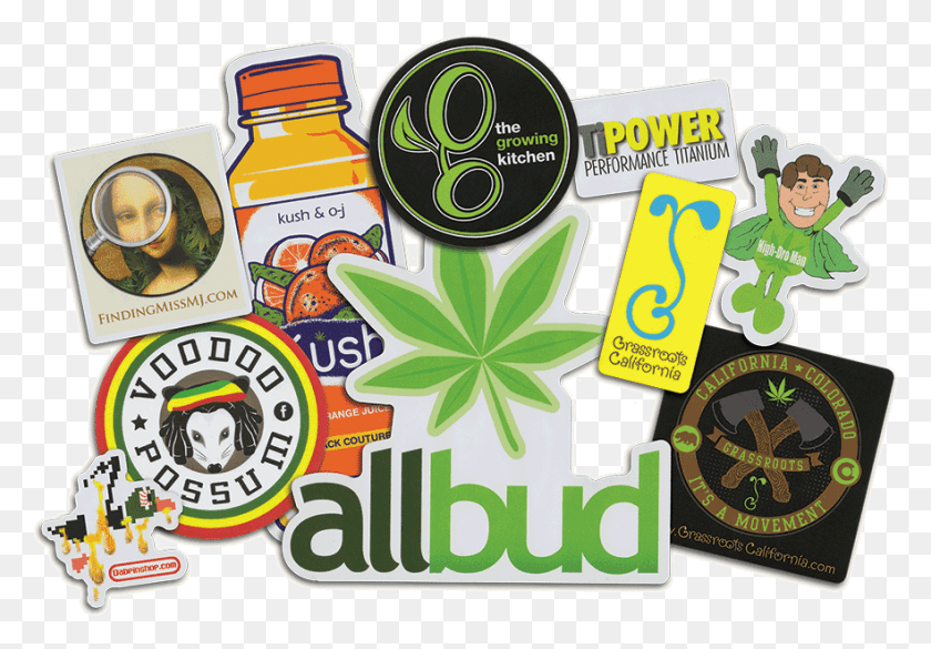 882x594 Marijuana Product Dispensary Stickers Custom Printed Cannabis Stickers, Logo, Symbol, Trademark HD PNG Download