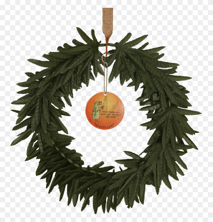 939x985 Marijuana Wreath, Tree, Plant, Ornament HD PNG Download