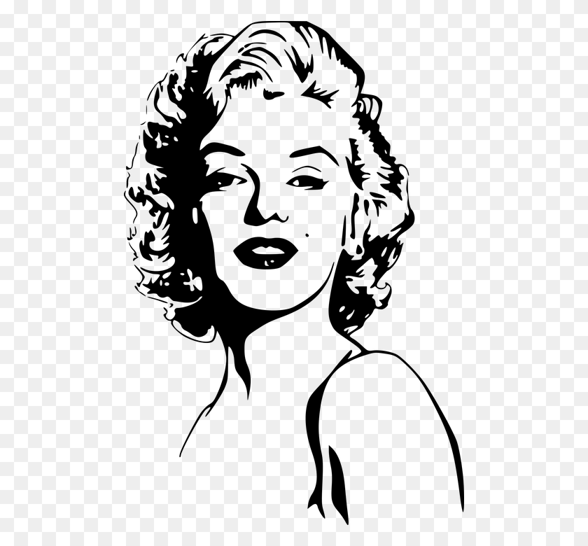 486x720 Marilyn Monroe, Gray, World Of Warcraft HD PNG Download