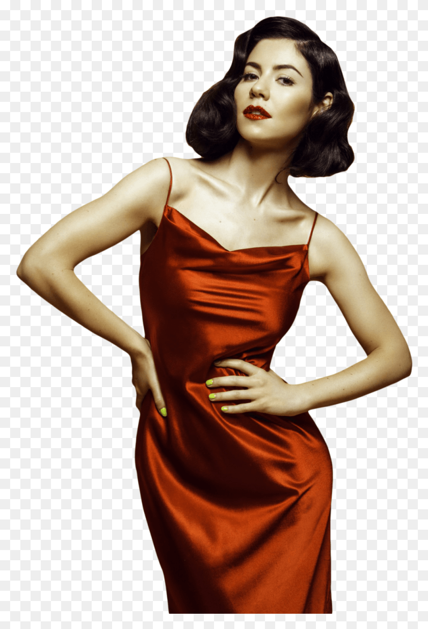 987x1487 Marina And The Diamonds, Clothing, Apparel, Evening Dress HD PNG Download