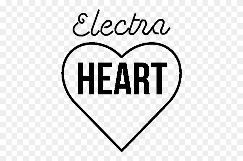 418x496 Descargar Png / Marina Y Los Diamantes Electra Heart Logo Hd Png