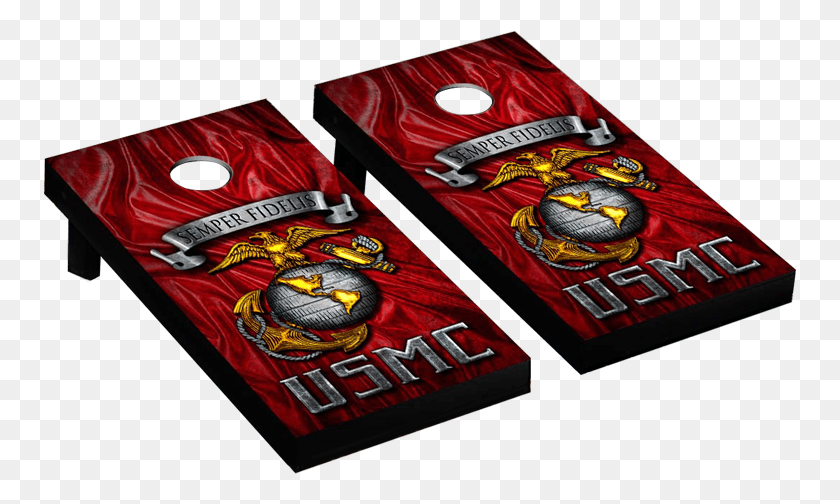 753x444 Marine Corps Cornhole Wraps, Game, Tabletop, Furniture Descargar Hd Png