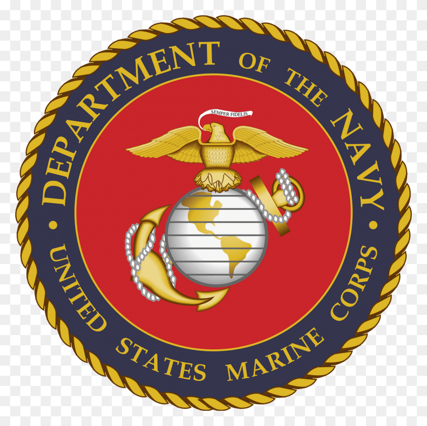 1600x1598 El Sello Oficial Del Cuerpo De Marines, Emblema, Símbolo, Logotipo Hd Png