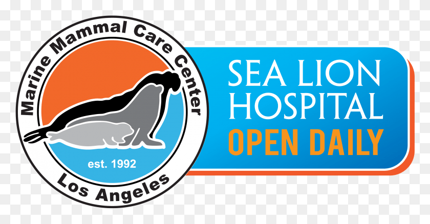 3155x1533 Marine Mammal Care Center Los Angeles Logo Dog, Symbol, Trademark, Text HD PNG Download