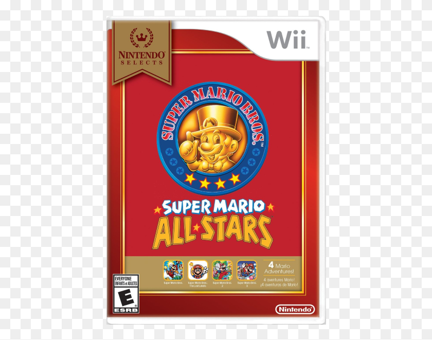 428x601 Mario All Stars Wii, Плакат, Реклама, Толпа Hd Png Скачать