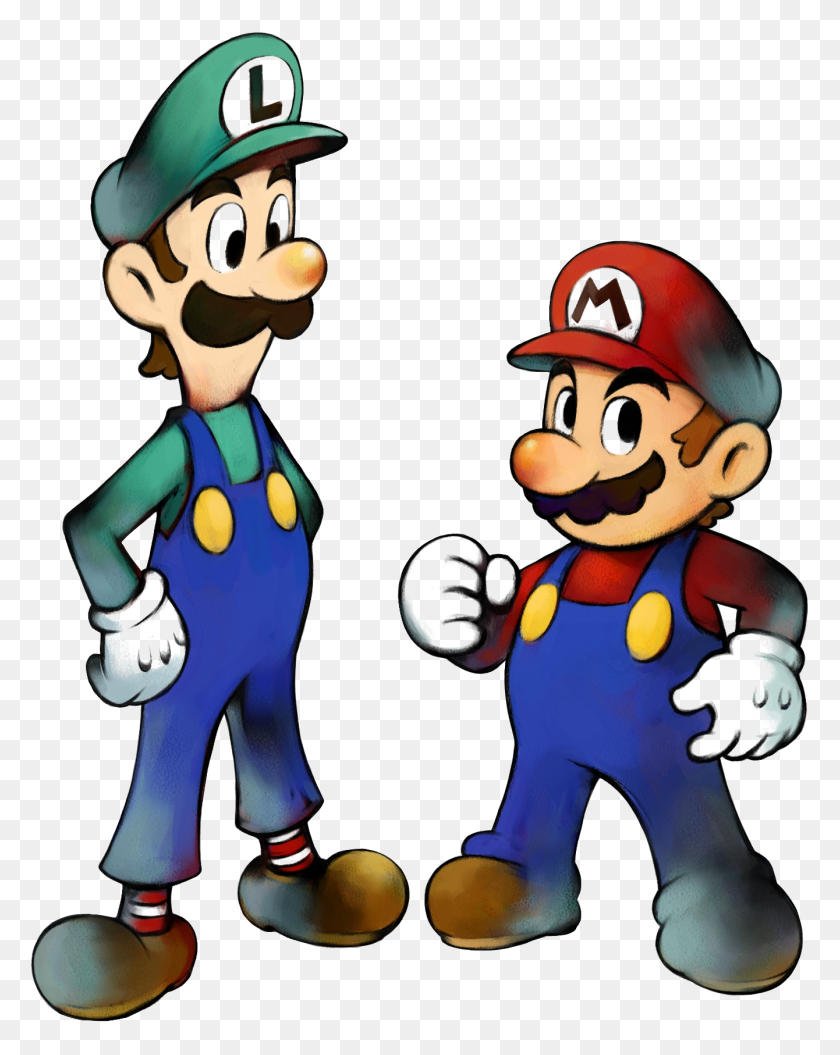 1340x1711 Mario Y Luigi Png / Mario Y Luigi Superstar Saga Hd Png