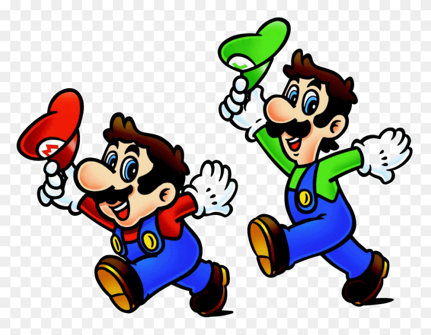 905x689 Descargar Png / Mario And Luigi Hd Png