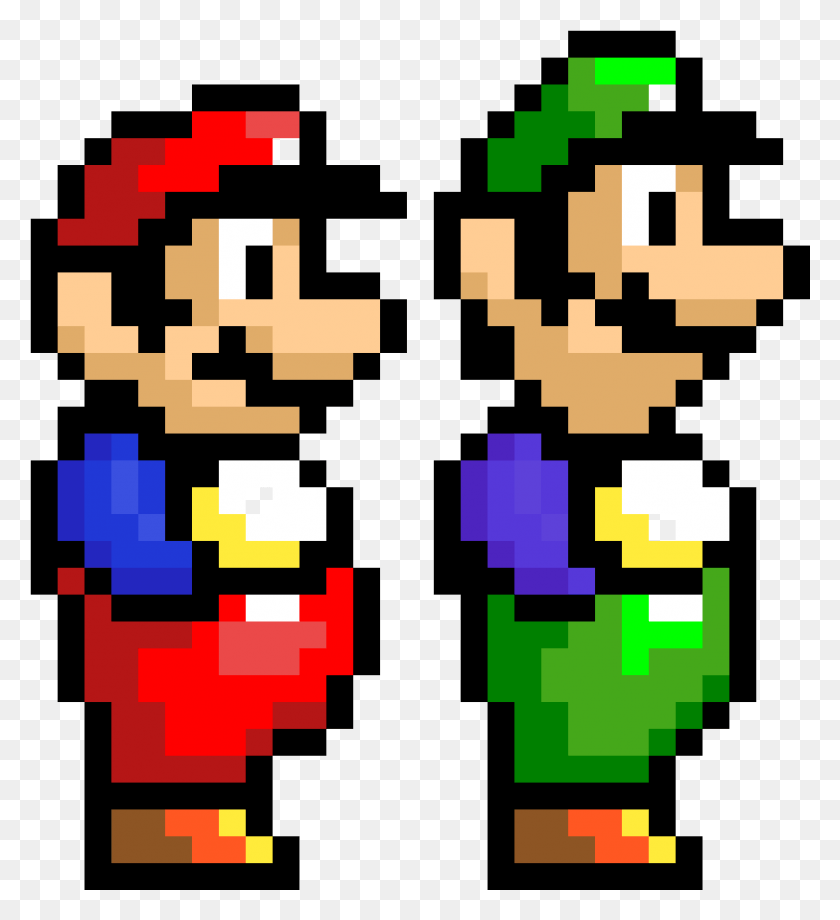 1016x1121 Mario And Luigi Super Mario Bros 3 Mario Sprite, Rug, Text, Graphics HD PNG Download