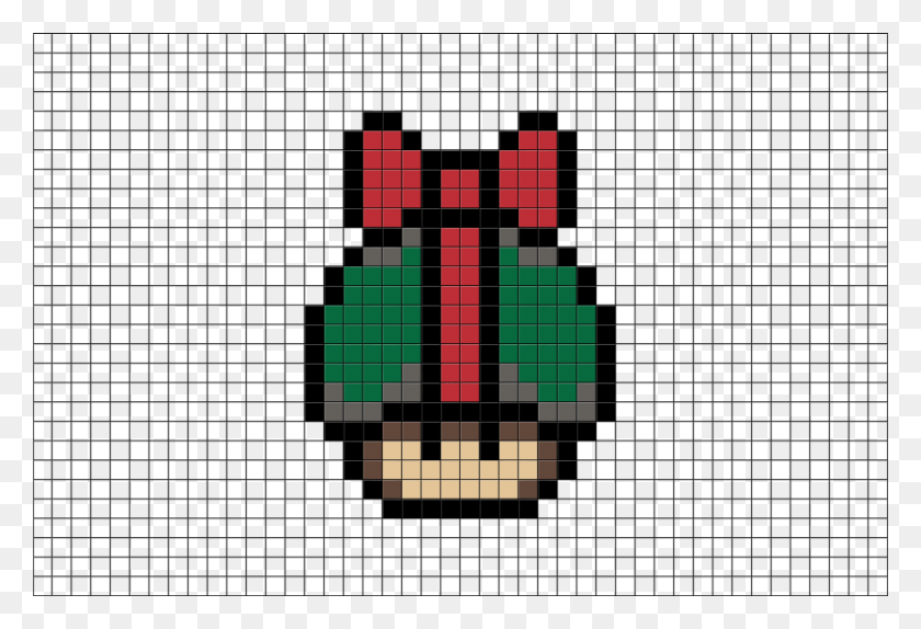 880x581 Mario Christmas Pixel Art, Фотография, Pac Man Hd Png Скачать