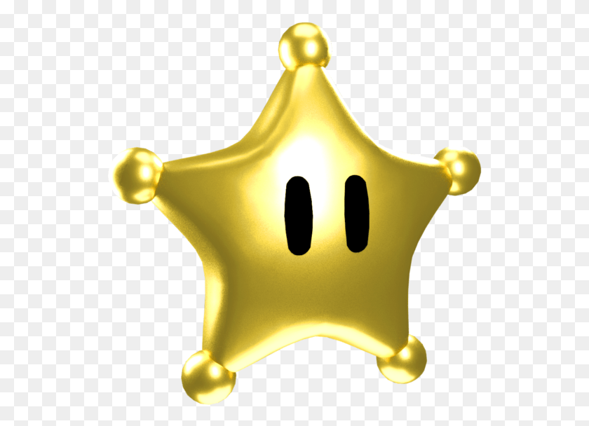 535x548 Mario Clipart Gold Star Super Mario Galaxy Star, Symbol, Star Symbol, Gold HD PNG Download