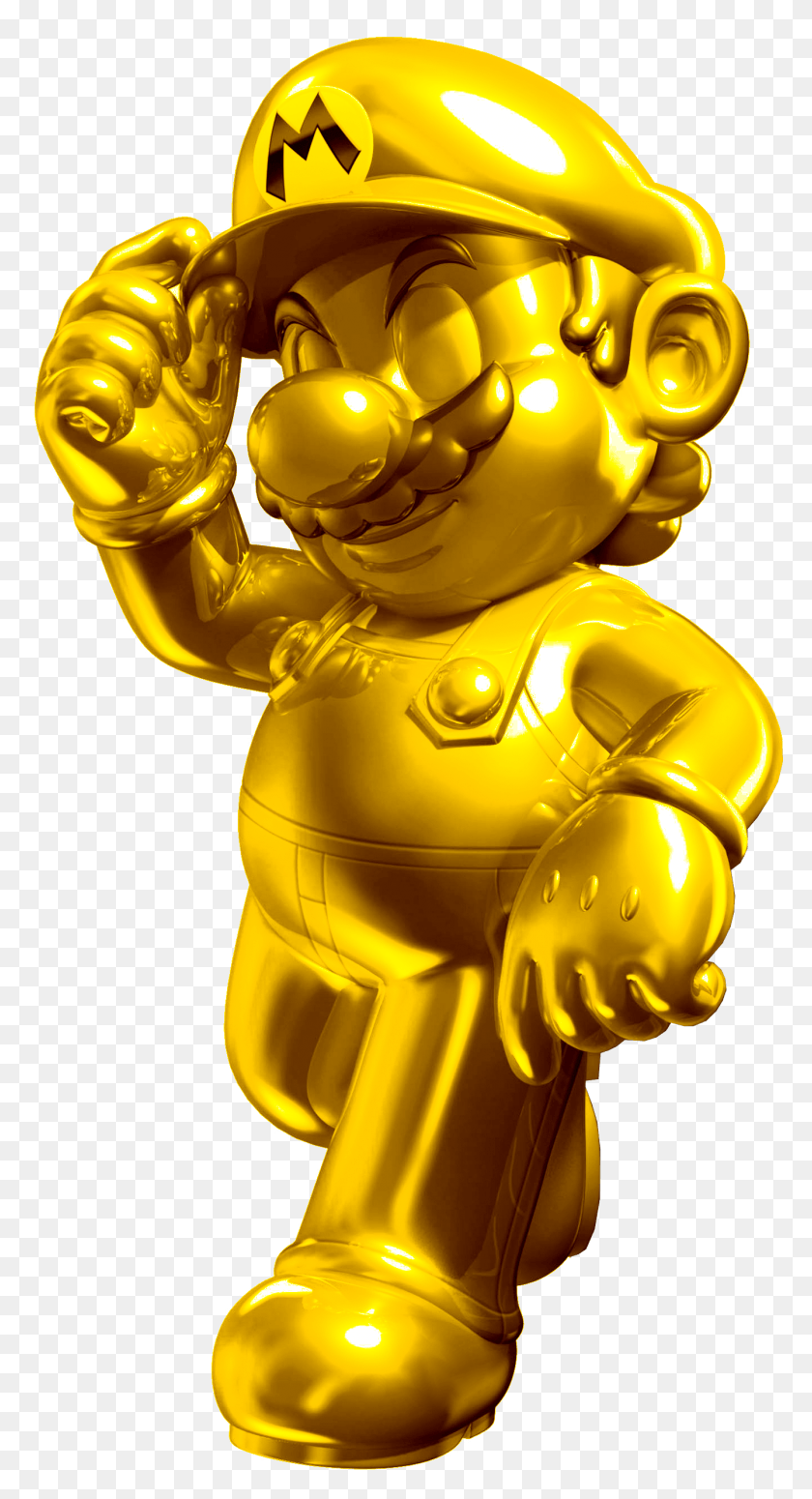1343x2567 Descargar Png Mario Clipart Gold Star Super Smash Bros Gold Mario, Toy, Astronauta, Casco Hd Png