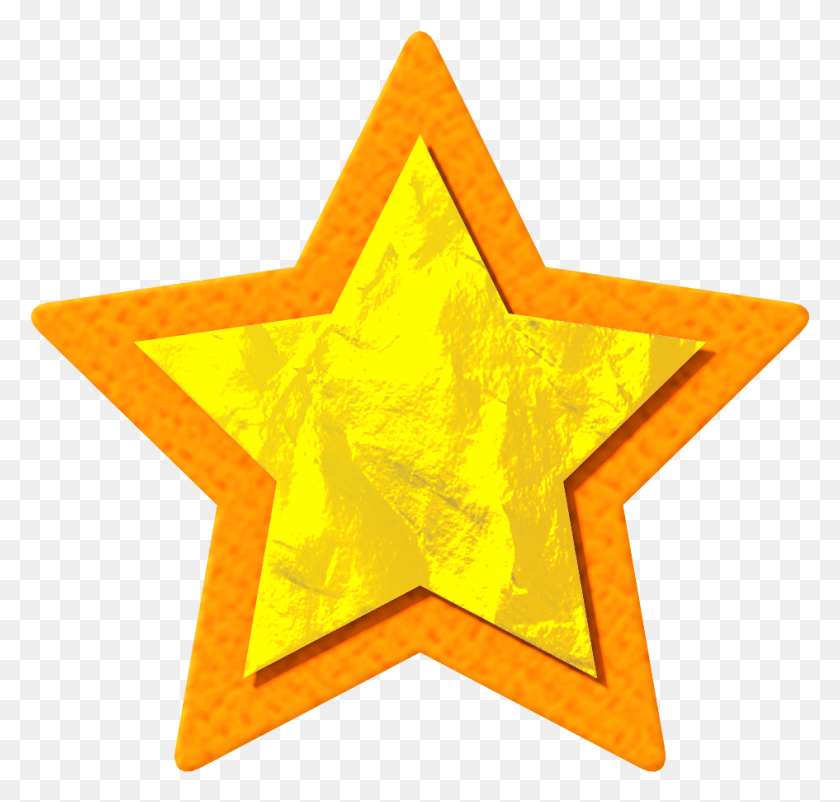 945x900 Mario Clipart Yellow Star Three Star Outline, Cross, Symbol, Star Symbol HD PNG Download