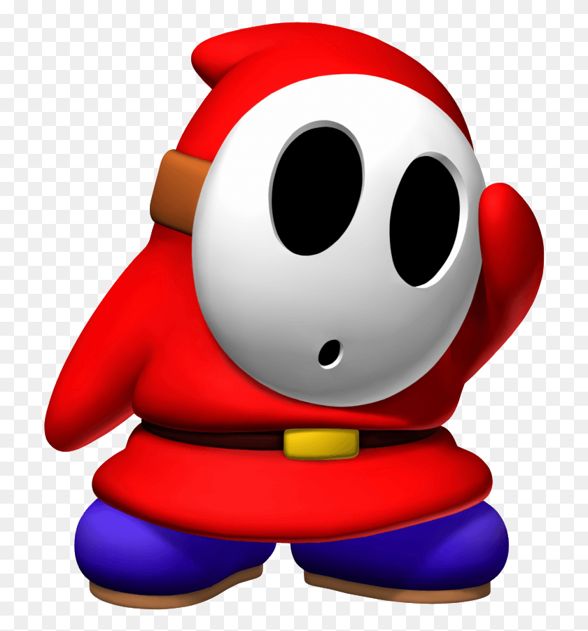 716x842 Mario Face Shy Guy, Toy, Figurine, Inflable Hd Png