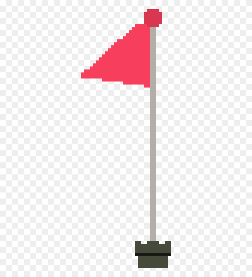 301x861 Mario Flag Mario Flag Pixel Art, Symbol, Lamp Post, Tarmac HD PNG Download
