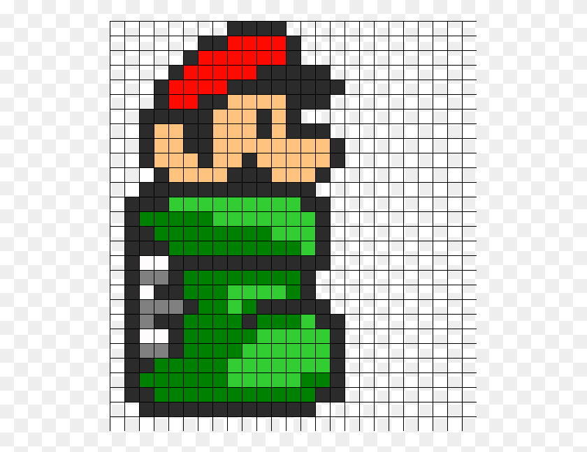 525x588 Mario In Green Tube Pixel Super Mario Christmas, Game, Word, Rug HD PNG Download