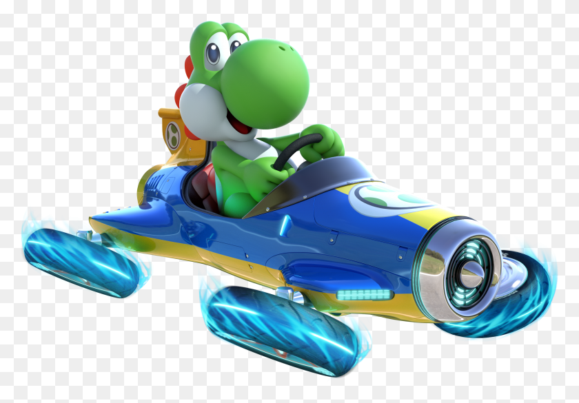 2853x1923 Mario Kart 8 Character Item Logo Misc Artwork, Toy, Vehicle, Transportation HD PNG Download