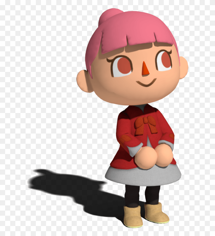 634x859 Mario Kart 8 Deluxe Villager Girl, Figurine, Toy, Doll HD PNG Download