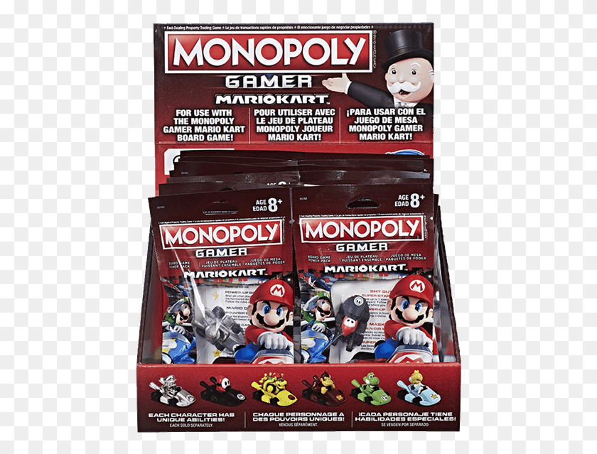 459x579 Descargar Png Mario Kart Power Pack Figura Monopoly Mario Kart Power Pack, Super Mario, Toy, Flyer Hd Png
