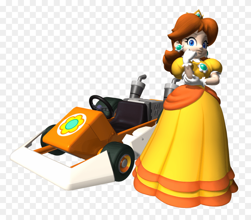 2986x2594 Mario Kart Tour Daisy HD PNG Download