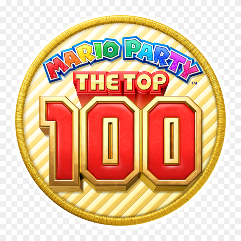 800x800 Mario Party 100 Logo, Symbol, Leisure Activities, Clock Tower HD PNG Download