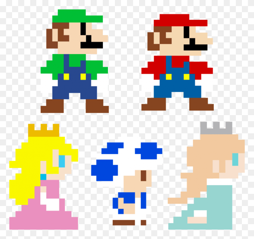 848x793 Mario Pixel Https 8 Bit Mario, Rug, Text, Graphics HD PNG Download