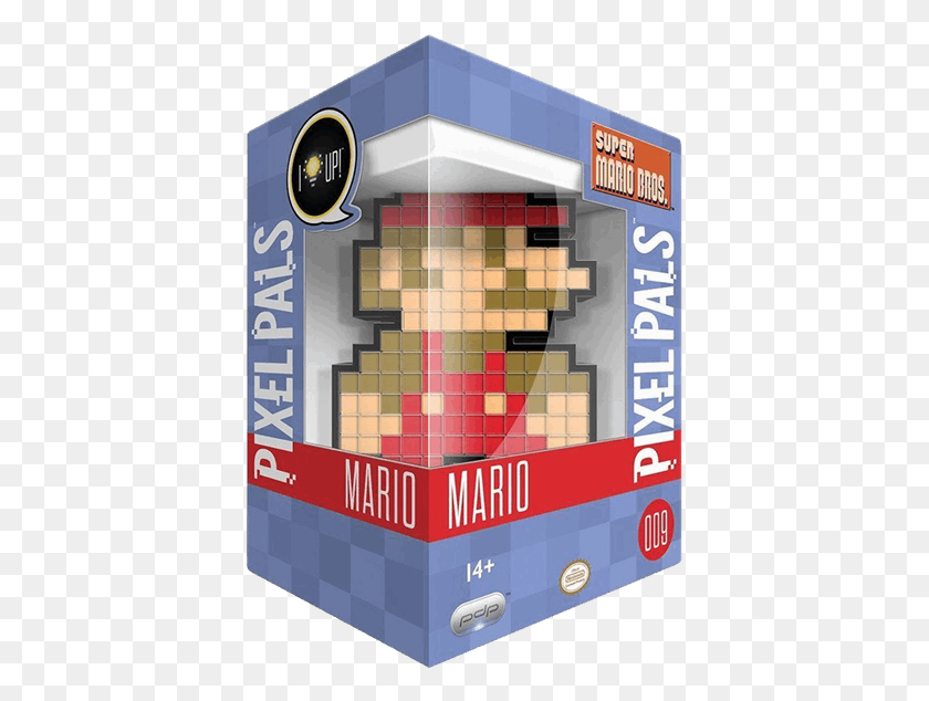 395x574 Descargar Png Mario Pixel Pals 8 Bit Light Up Decoración Pixel Pals Mario, Text, Minecraft, Marcador Hd Png