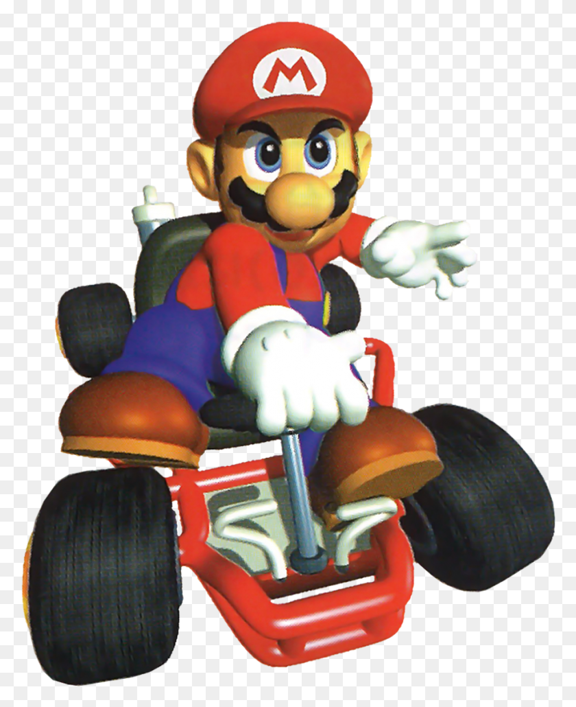 913x1136 Марио Рендеринг Из Mario Kart Mario Kart 64 Оригинальный Саундтрек, Игрушка, Автомобиль, Транспорт Hd Png Скачать