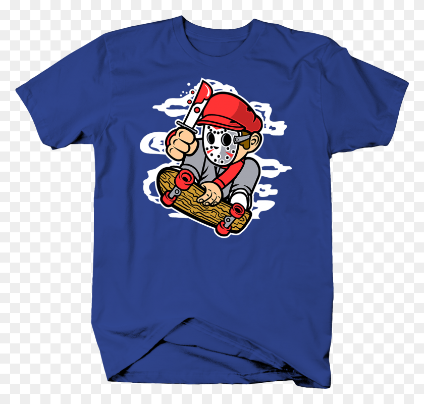 1295x1229 Mario Riding Skateboard With Bloody Sword Video Game Boss T Shirts Animal, Clothing, Apparel, Person HD PNG Download