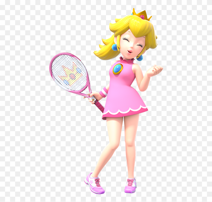 454x741 Mario Tennis Aces Daisy, Person, Human, Tennis Racket HD PNG Download