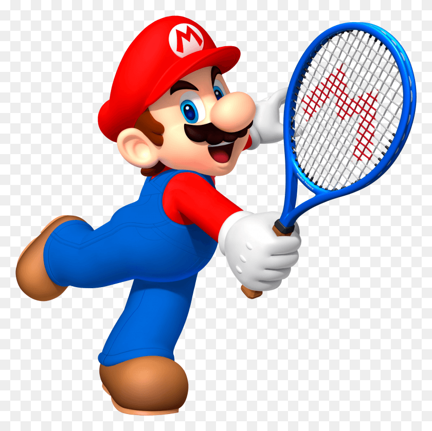 2820x2818 Mario Tennis Aces Transparent Images Mario Tennis Open Mario, Super Mario, Person, Human HD PNG Download