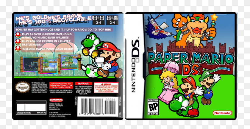 761x374 Mario Vgboxart, Super Mario HD PNG Download