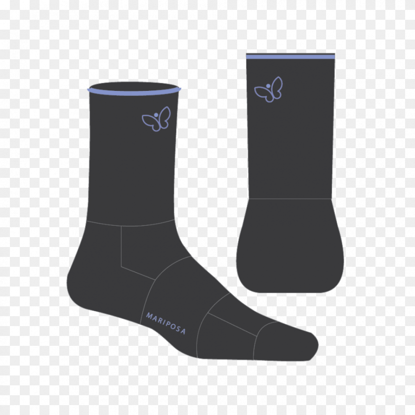 1000x1000 Mariposa Merino Wool Socks Sock, Smoke Pipe, Clothing, Hosiery, Boot Sticker PNG