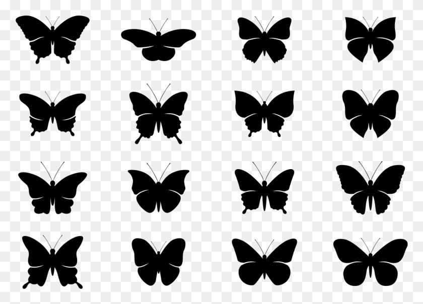 1179x823 Mariposa Silhouettes Vector Mariposa Vector, Gray, World Of Warcraft HD PNG Download