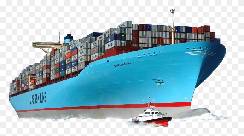 2669x1397 Maritime Transportation Maersk Ship Background, Boat, Vehicle, Cargo HD PNG Download