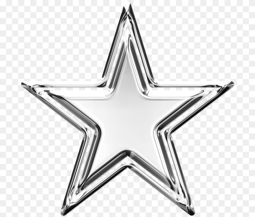 708x715 Mark Rank Silver Star Icon Britainu0027s Got Talent Star Estrellas De Plata, Symbol, Star Symbol Transparent PNG