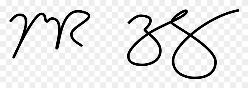 1833x562 Подпись Марка Цукерберга Автограф Марка Цукерберга, Серый, Мир Варкрафта Png Скачать