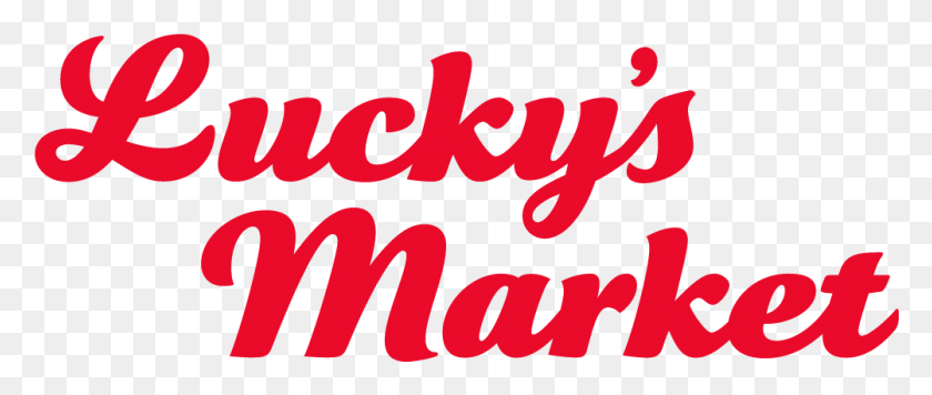 1002x381 Рынок 10 Для Хорошего Логотипа Логотип Luckys Market, Текст, Алфавит, Этикетка Hd Png Скачать