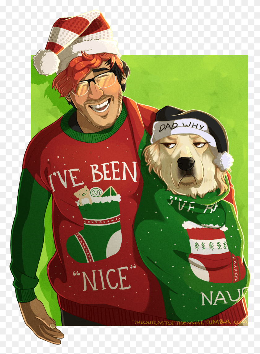 1129x1568 Markiplier Imagines Theoutcastofthenight Don T Trust Cartoon, Person, Human, Canine HD PNG Download
