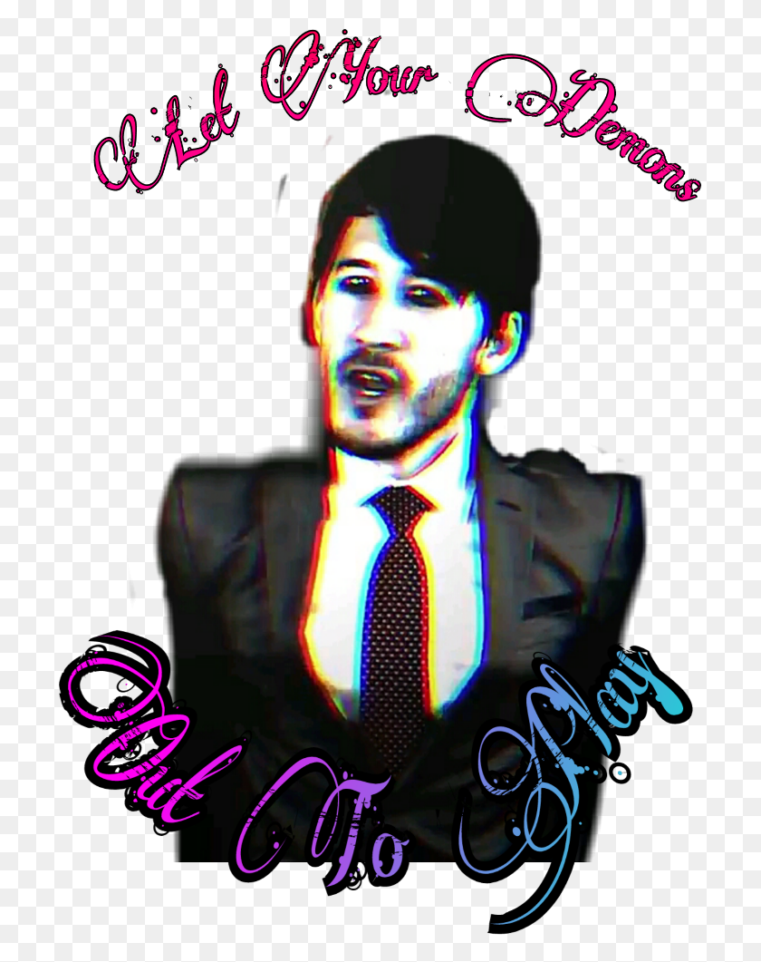 711x1001 Markiplier Sticker Poster, Tie, Accessories, Accessory HD PNG Download