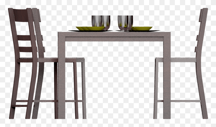 938x521 Markor Dining Tableright Table Chair 2d, Furniture, Dining Table, Tabletop HD PNG Download