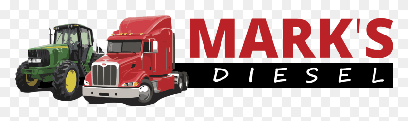 1618x393 Marks Diesel Sibley Ia Trailer Truck, Text, Luggage, Machine HD PNG Download