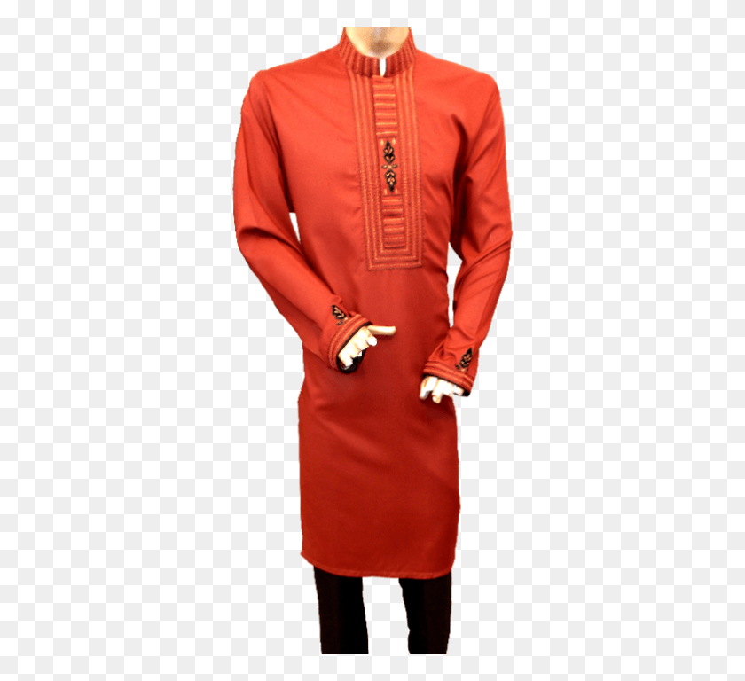 318x708 Maroon Kurta With Shalwar Formal Wear, Clothing, Apparel, Sleeve Descargar Hd Png