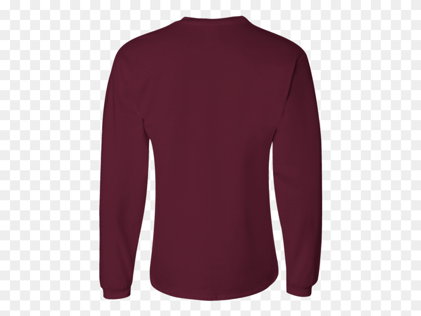 446x571 Maroon Long Sleeve T Shirt, Clothing, Apparel, Long Sleeve Descargar Hd Png