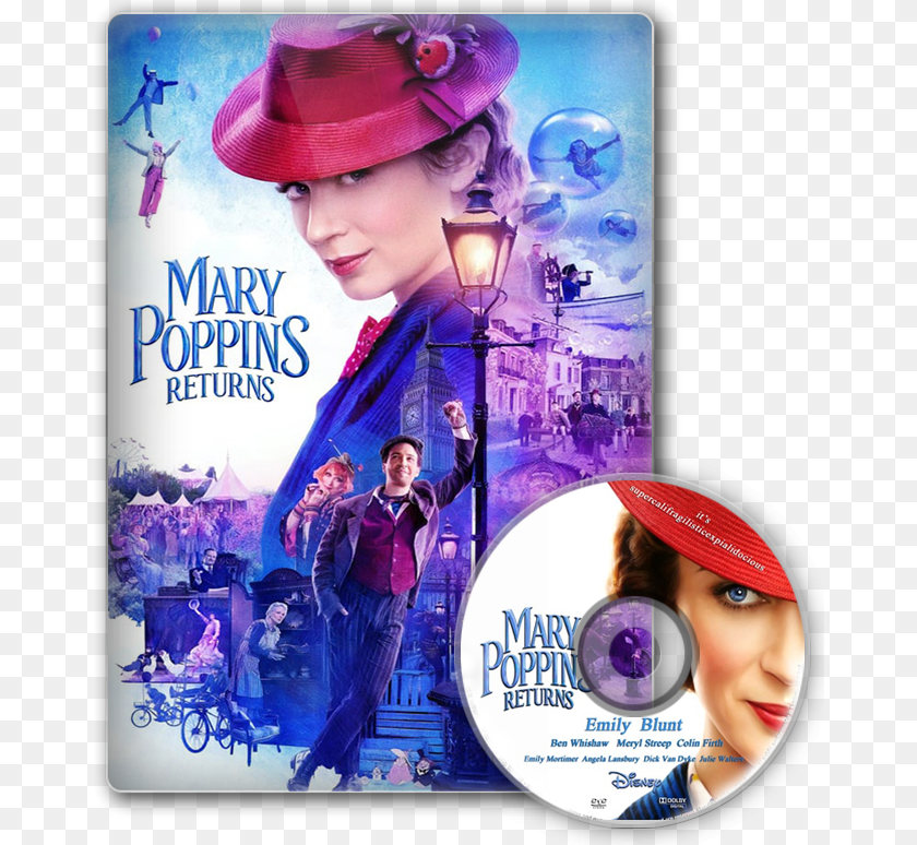 669x774 Marrypoppinsreturns Mary Poppins Returns Cover, Adult, Person, Man, Male Clipart PNG